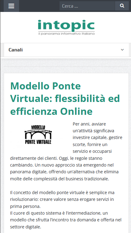 modello ponte virtuale recensioni