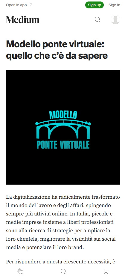 modello ponte virtuale recensioni