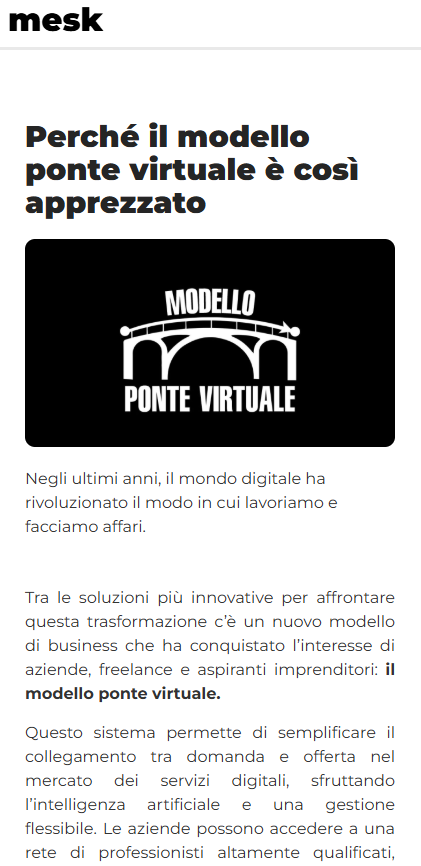 modello ponte virtuale recensioni